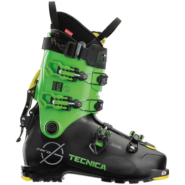 Tecnica Zero G Tour Scout Ski Boot 2022 Black Green