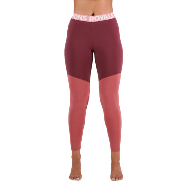 Mons Royale Cascade Merino Flex 200 Legging Dark Chocolate Terracotta