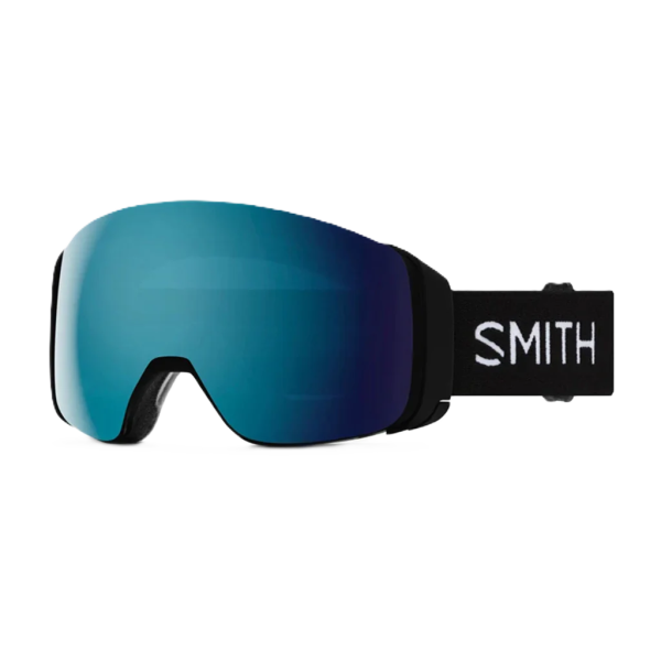 Smith 4D Mag Snow Goggle Black Sun Blue Blue Sensor