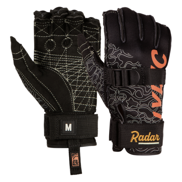 Radar Lyric Glove Black Grey Coral