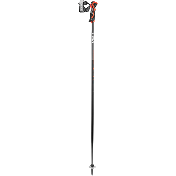 Leki Airfoil 3D Ski Pole Black Bright Red