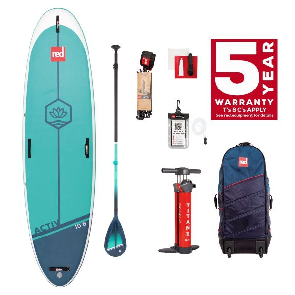 Red Paddle Co Activ 10ft8in SUP w/Cruiser Tough Paddle 21/22