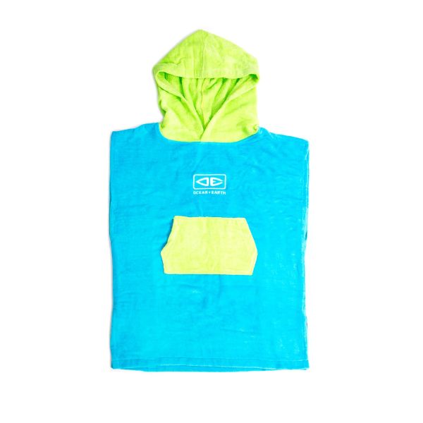 Ocean & Earth Toddler Hooded Poncho Blue