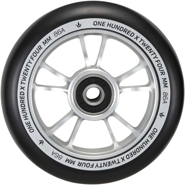 Envy 86A 100mm Wheel Silver Black