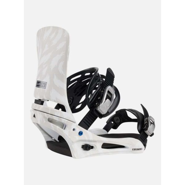 Burton Cartel Re:Flex Snowboard Binding 2025 Gray White