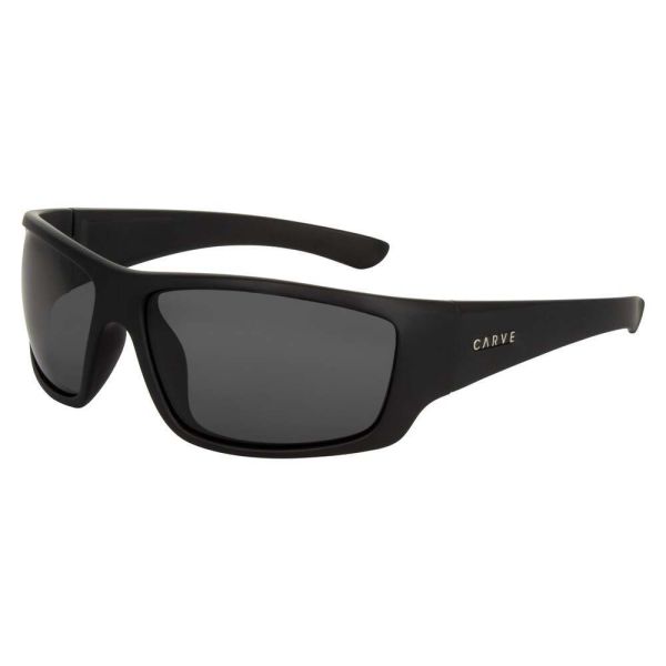 Carve Moray Polarized Sunglasses Matt Black Grey