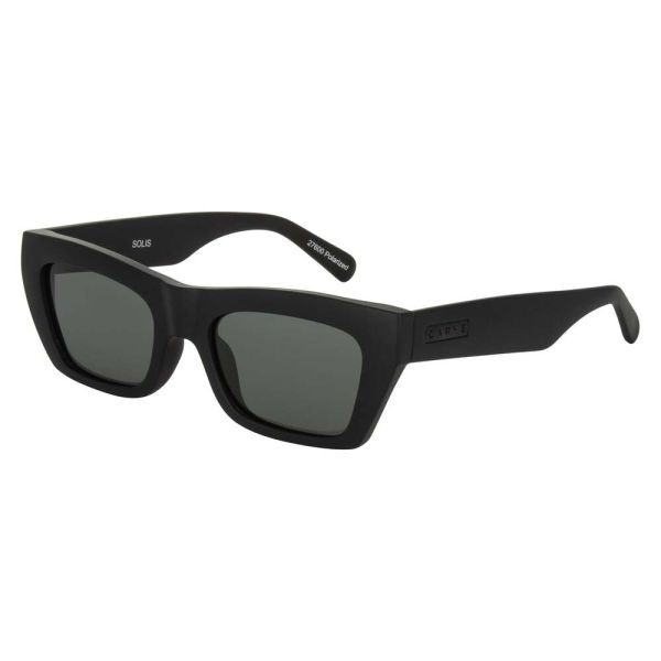 Carve Solis Polarized Sunglasses Matt Black Grey