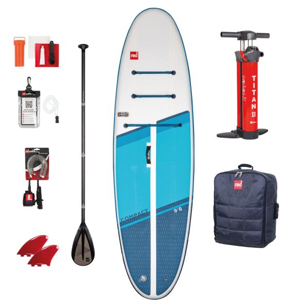 Red Paddle Co Compact 9ft6in SUP w/ Carbon Paddle 20/21