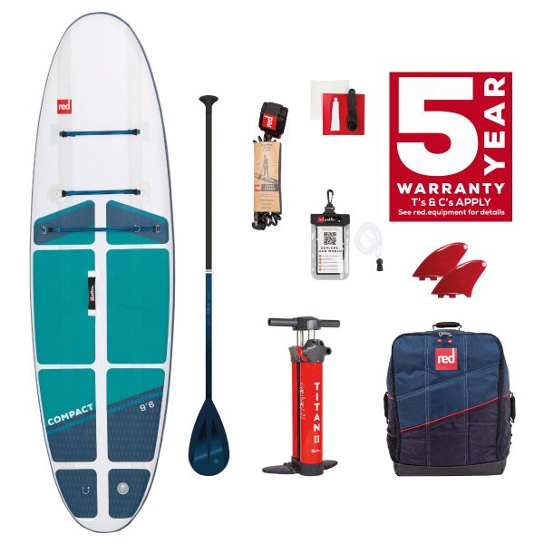 Red Paddle Co Compact 9ft6in SUP w/ Carbon Paddle 21/22