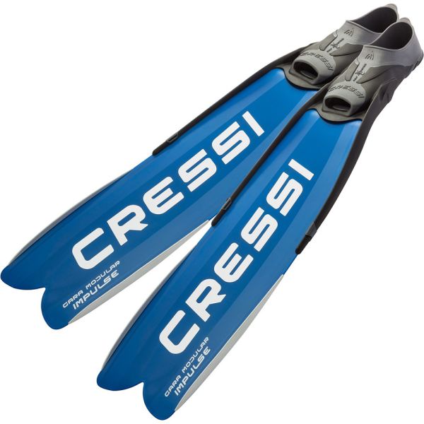 Cressi Gara Modular Impulse Fins Blue Metal