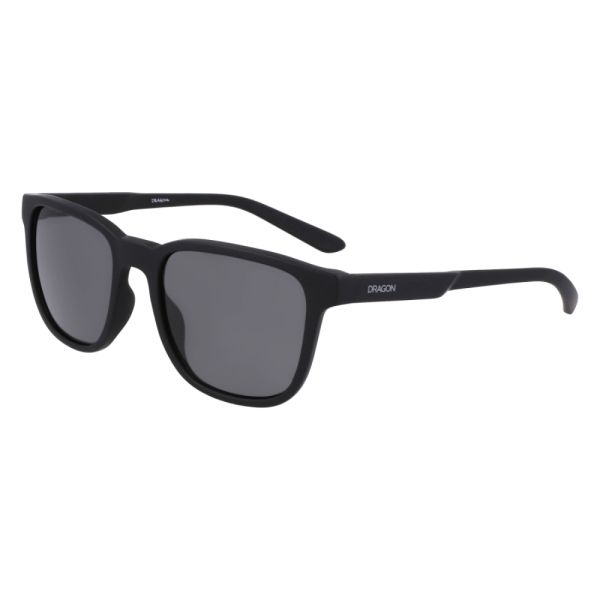 Dragon Clover Sunglasses Matte Black LL Smoke Polar