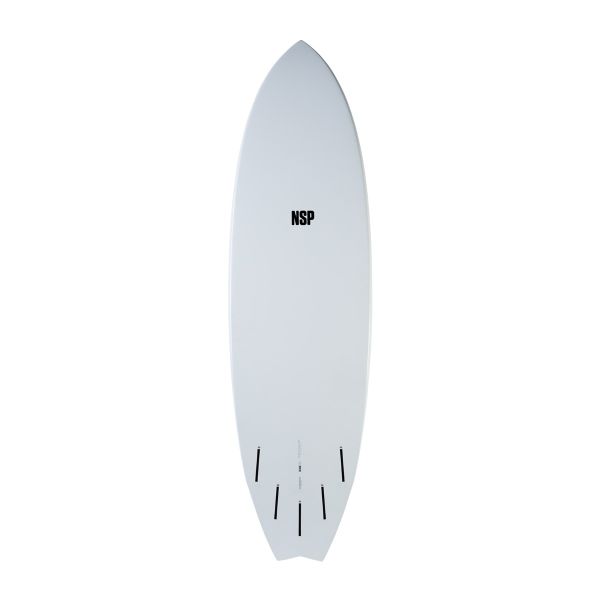 NSP Elements HDT Fish Surfboard White 6ft0