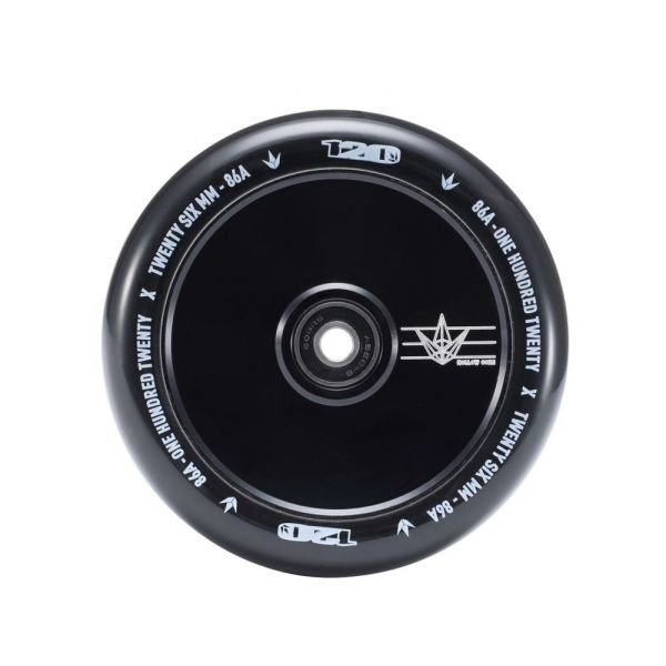 Envy Hollowcore Wheel 120mm Black/Black