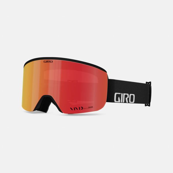 Giro Axis Snow Goggle Black Wordmark Vivid Ember