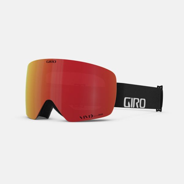 Giro Contour RS Snow Goggle Black Wordmark Vivid Ember