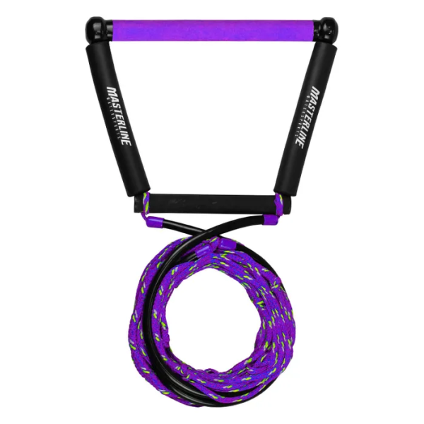 Masterline Kneeboard 14In Handle and Rope Combo Purple