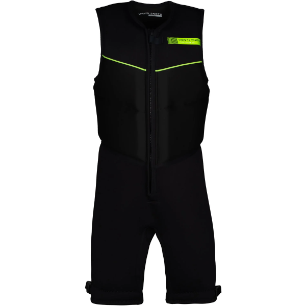 Wavelength Mens Buoyancy Suit 2024 Black Neon Green