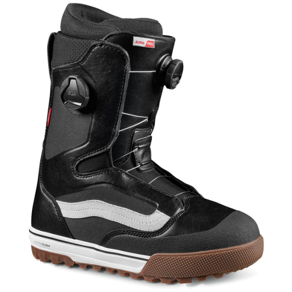 Vans Aura Pro Snowboard Boot 2024 Black White
