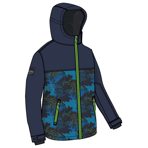 Elude Tommy Snow Jacket Geo Camo