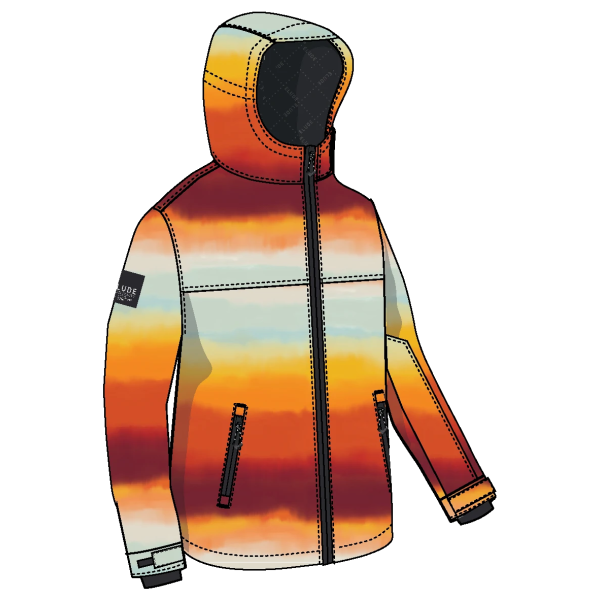 Elude Tommy Snow Jacket Sunset Ombre