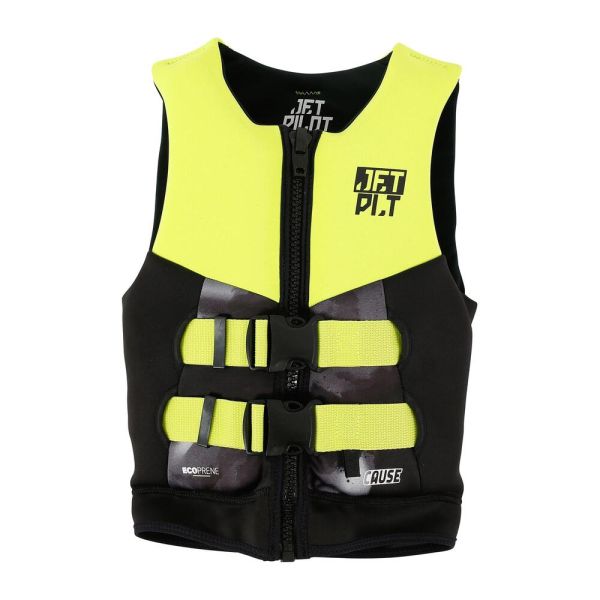 Jetpilot Cause Youth Neo Vest Yellow