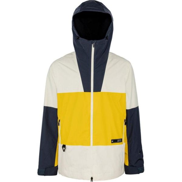 L1 Ventura Snow Jacket Cream Yellow Storm