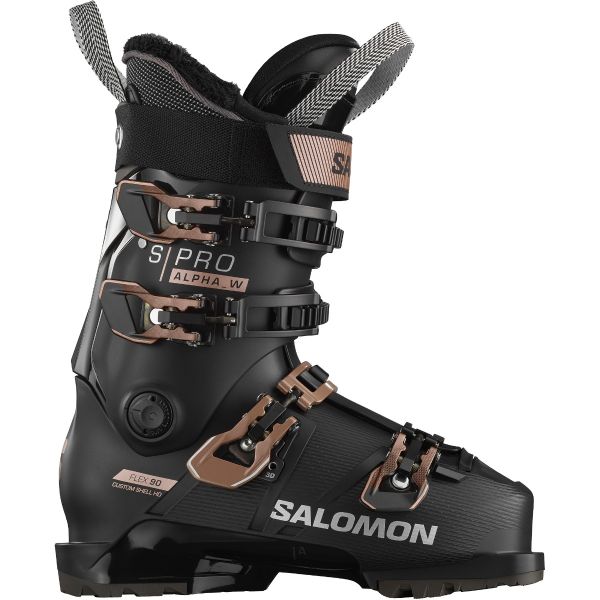 Salomon S Pro Alpha 90 W Ski Boot 2024 Black Rose Gold