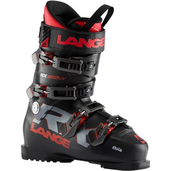 Lange RX 100 LV Mens Ski Boots Black/Red 2