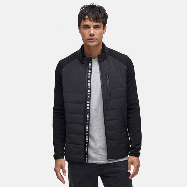 Le Bent Pramecou Wool Insulated Hybrid Mens Jacket Black