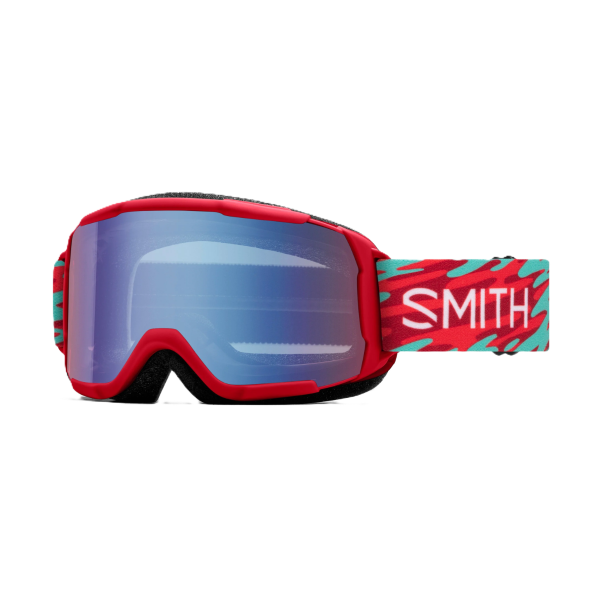 Smith Daredevil Snow Goggle Crimson Swirled Blue Sensor