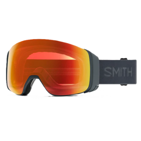 Smith 4D Mag Snow Goggles Slate Everyday Red Yellow Flash