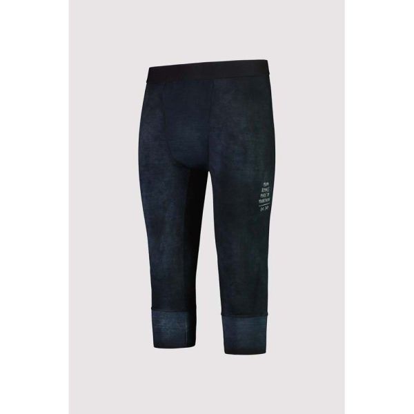 Mons Royale Cascade Merino Flex 200 3/4 Legging Black Storm Wash