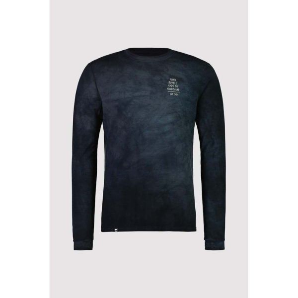 Mons Royale Cascade Merino Flex 200 Long Sleeve Black Storm Wash