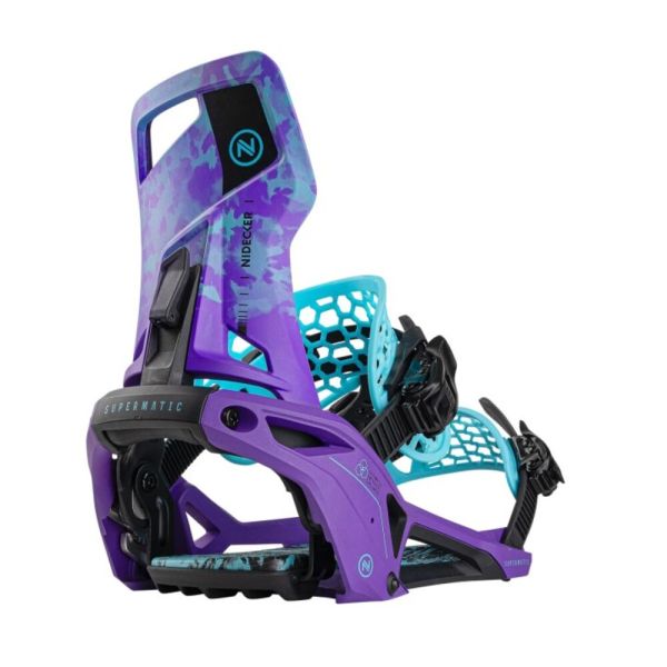 Nidecker SuperMatic Snowboard Binding 2025 Joker Purple