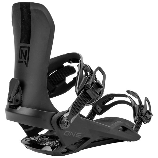 Nitro One Snowboard Binding 2025 Ultra Black