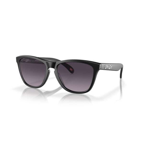 Oakley Frogskins Sunglasses Matte Black Prizm Grey Gradient