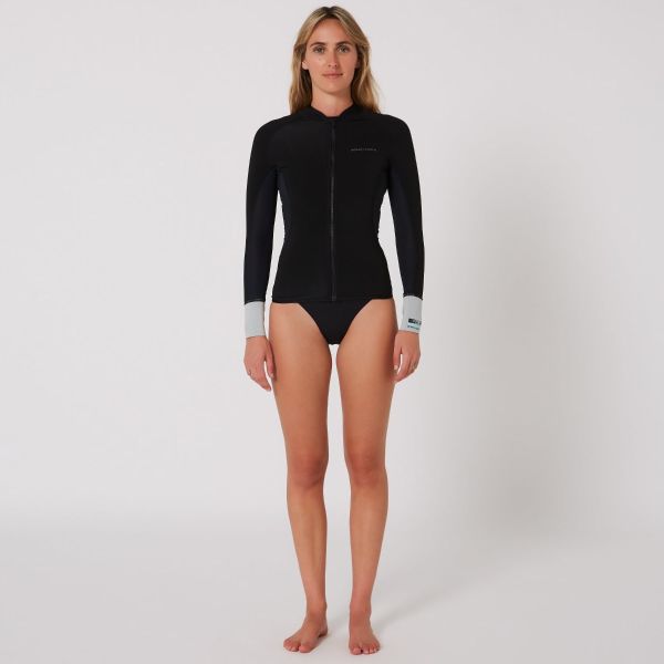 Ocean & Earth Ladies Full Zip Long Sleeve Vest 1