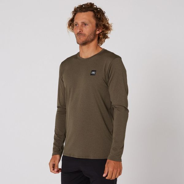 Ocean & Earth Surf Shirt Long Sleeve Olive Marle
