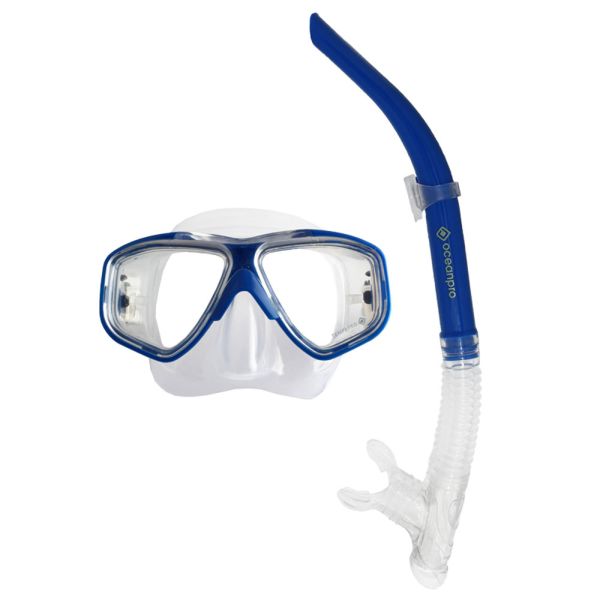 Ocean Pro Eclipse Mask Snorkel Combo Blue
