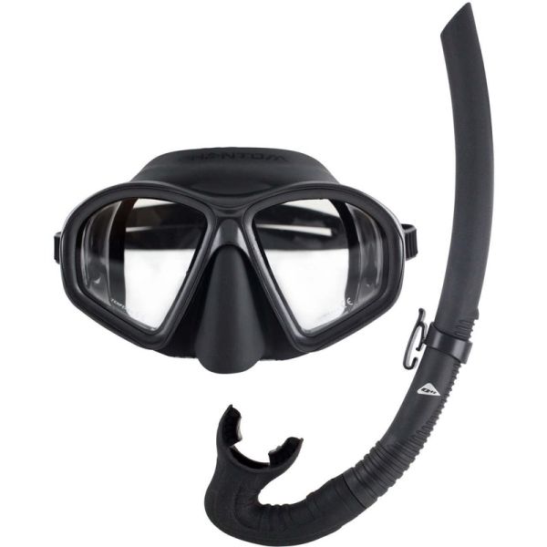 Ocean Hunter Phantom Mask Snorkel Set Black