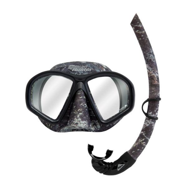 Ocean Hunter Phantom Camo Mask Snorkel Set