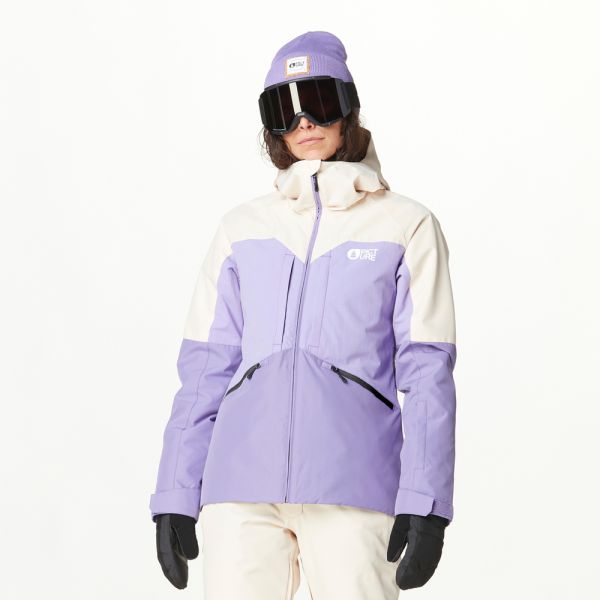 Picture Sitkah Snow Jacket Vanilla Paisley Purple