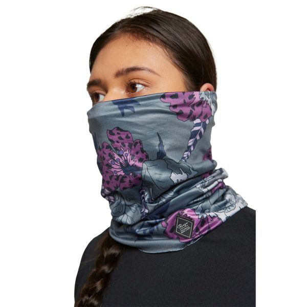 Rojo Tube Neck Warmer Floral Camo Stormy Weather