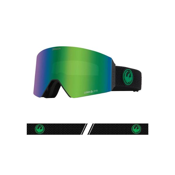 Dragon RVX OTG Snow Goggle Split Green Ion Amber