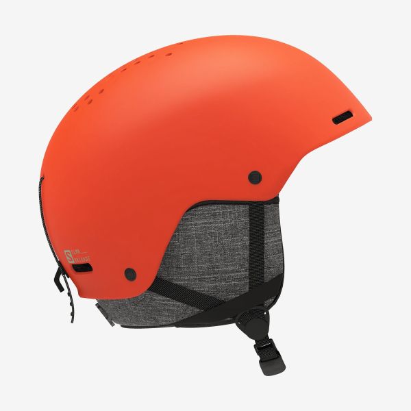Salomon Brigade Snow Helmet Red Orange