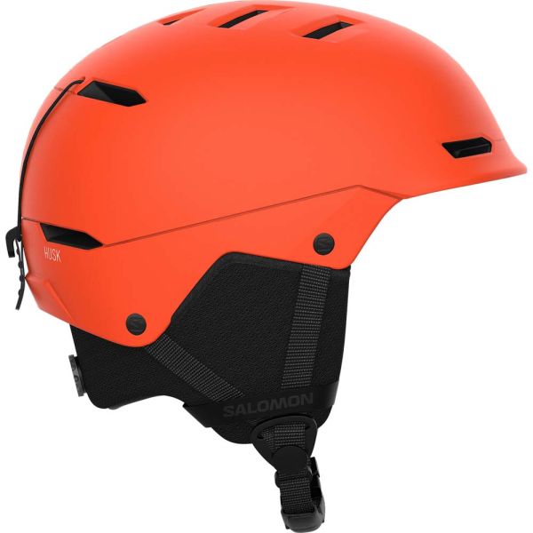 Salomon Husk Junior Snow Helmet Neon Orange