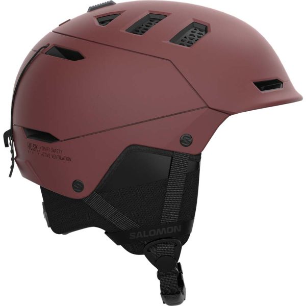 Salomon Husk Pro MIPS Snow Helmet Madder