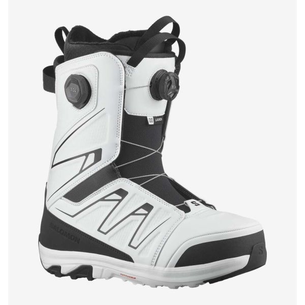 Salomon Launch BOA Snowboard Boot 2025 Black White