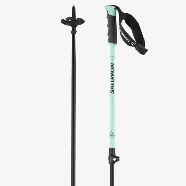 Salomon MTN Aluminium S3 Adjustable Pole Bleached Aqua