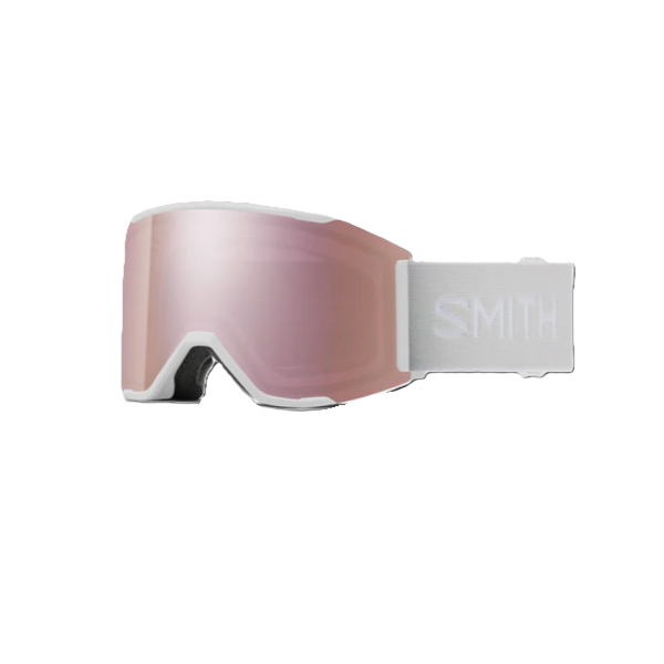 Smith Squad MAG Snow Goggles White Vapor Everyday Rose Gold Rose Flash